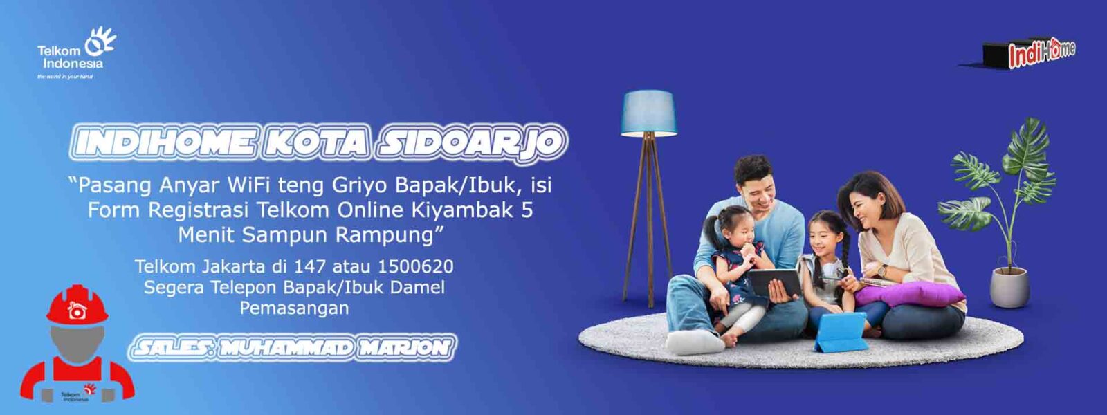 IndiHome Sidoarjo Cara Daftar Online | Promo